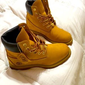 Suede Timberland boots. These are an 8.5 Men’s, but are a little snug.